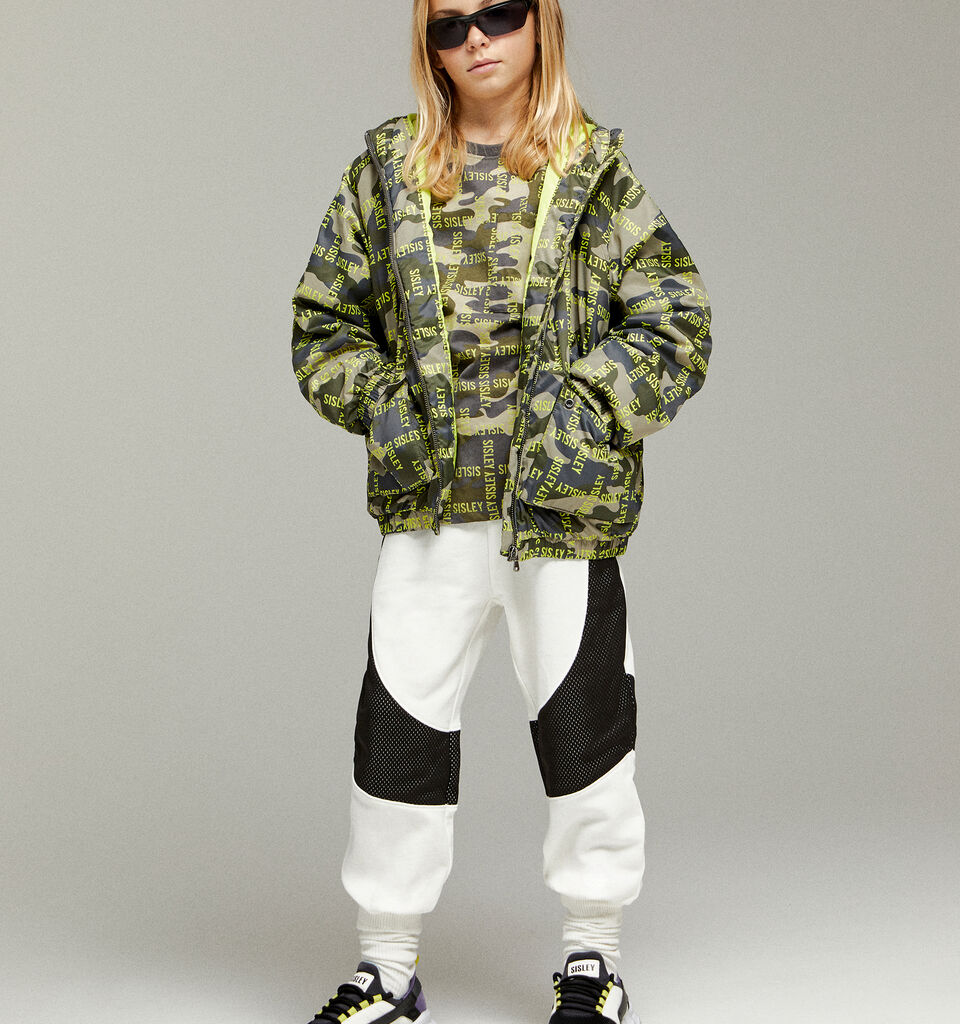 Sporty joggers - boys' trousers - White | Sisley Young image number 1